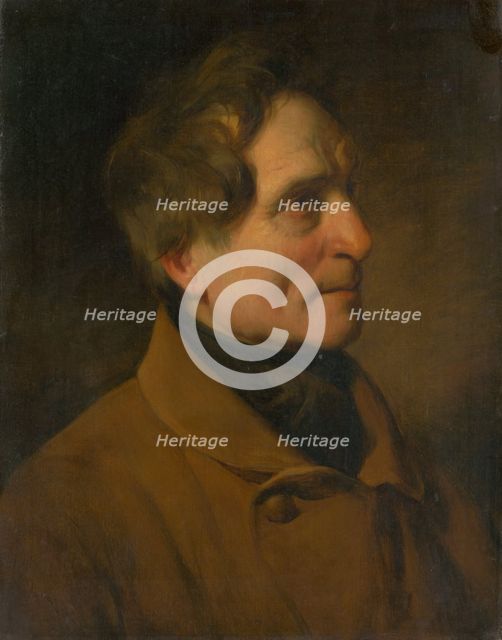 Portrait of a Man in a Brown Coat, before 1850. Creator: Unknown.