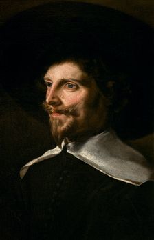 Portrait of a Man in a Hat, c1630-1635. Creator: Abraham de Vries