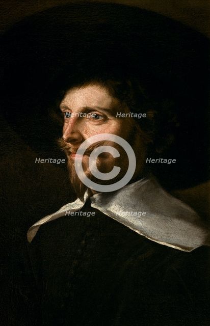 Portrait of a Man in a Hat, c1630-1635. Creator: Abraham de Vries.