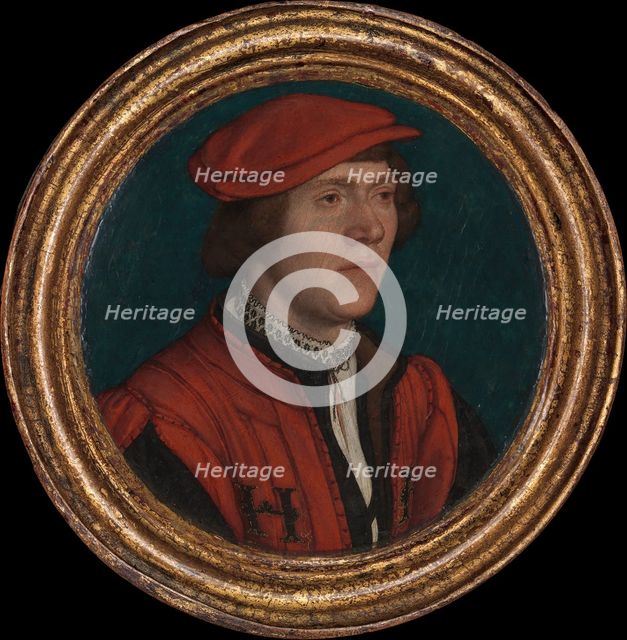 Portrait of a Man in a Red Cap, 1532-35. Creator: Hans Holbein the Younger.