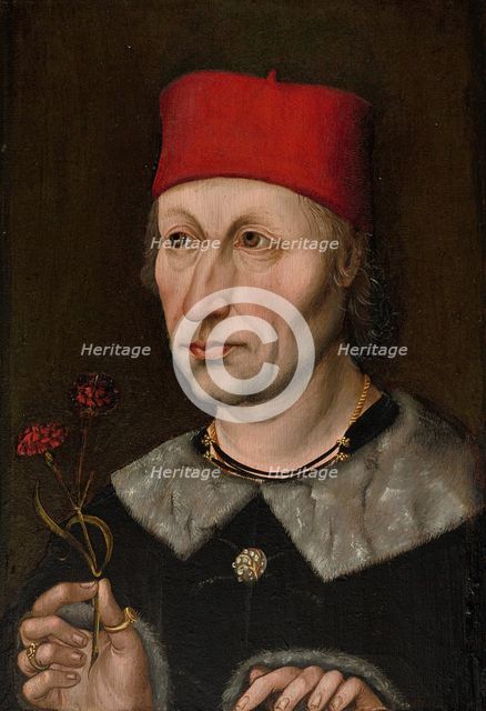 Portrait of a Man in a Red Cap, c. 1480. Creator: Unknown.