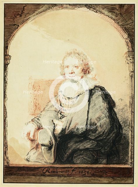 Portrait of a Man in an Arm Chair..., published 1821. Creator: Christian Josi.
