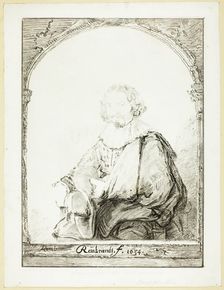 Portrait of a Man in an Arm Chair..., published 1821. Creator: Christian Josi