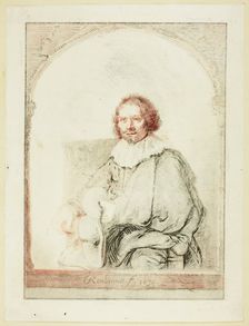 Portrait of a Man in an Arm Chair..., published 1821. Creator: Christian Josi