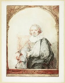 Portrait of a Man in an Arm Chair..., published 1821. Creator: Christian Josi