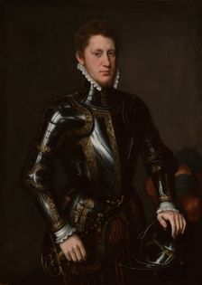 Portrait of a Man in Armor, 1558. Creator: Circle of Antonis Mor van Dashorst