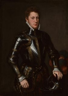 Portrait of a Man in Armor, 1558. Creator: Circle of Antonis Mor van Dashorst