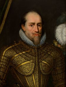 Portrait of a Man in Armour, 1st half of 17th century. Creator: Michiel van Mierevelt