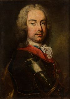 Portrait of a Man in Armour, between 1718-1720. Creator: Unknown