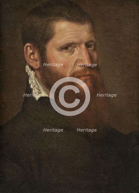 Portrait of a Man in Black, unknown date. Creator: Anon.