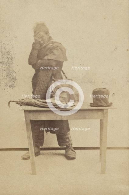 Portrait of a Man in Blackface, late 19th century. Creator: Unknown.