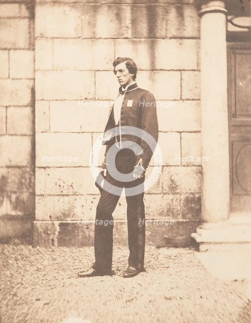 Portrait of a Man in Military Regalia, ca. 1859. Creator: Horatio Ross.
