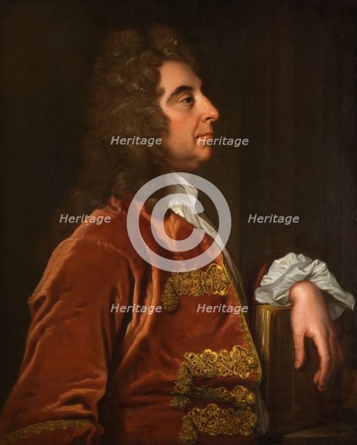 Portrait Of A Man In Red, 1700-1750. Creator: Unknown.