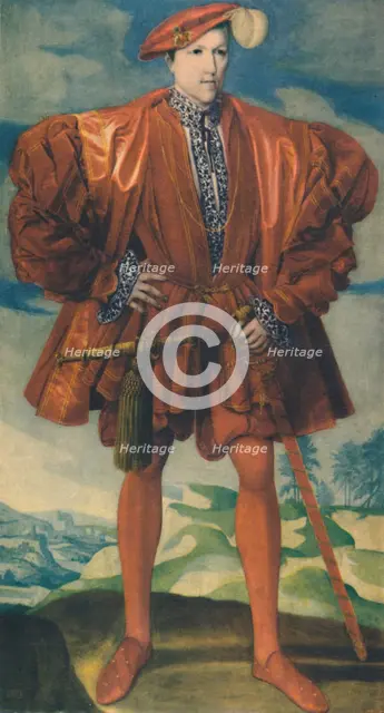 'Portrait of a Man in Red', c1530-1550, (1948).  Creators: Netherlandish School, German school.