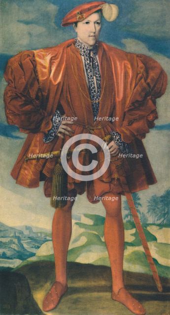 'Portrait of a Man in Red', c1530-1550, (1948).  Creators: Netherlandish School, German school.