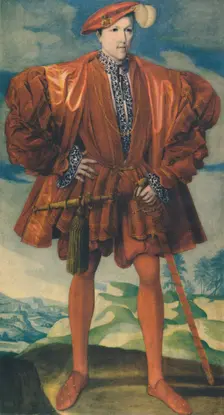 Portrait of a Man in Red c1530-1550, (1948). Creators: Netherlandish School, German school