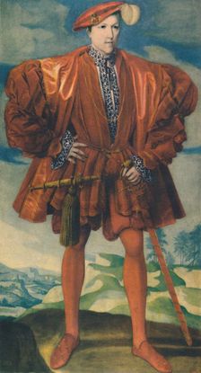 Portrait of a Man in Red c1530-1550, (1948). Creators: Netherlandish School, German school
