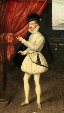 Portrait of a Man in White, 1574. Creator: Monogrammist LAM