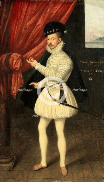 Portrait of a Man in White, 1574. Creator: Monogrammist LAM.