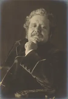Portrait of a Man in Velvet Jacket, 1890-1900. Creator: Frederick Henry Evans