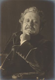 Portrait of a Man in Velvet Jacket, 1890-1900. Creator: Frederick Henry Evans