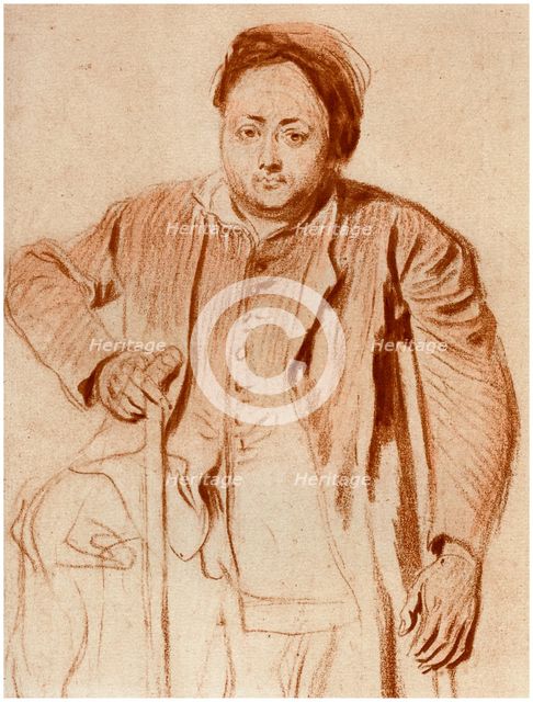 'Portrait of a Man on Crutches', c1710 (1958). Artist: Unknown