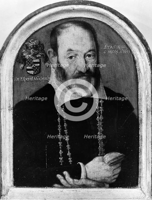 Portrait of a Man of the Moncheaux Family. Creator: Unknown.