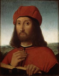 Portrait of a Man late 15th or early 16th century. Artist: Antonio de Saliba