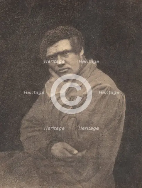 Portrait of a Man, late 1840s. Creator: Baron Louis-Adolphe Humbert De Molard.