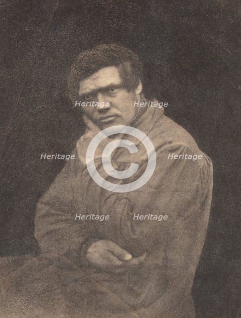 Portrait of a Man, late 1840s. Creator: Baron Louis-Adolphe Humbert De Molard.