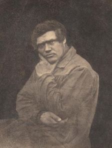 Portrait of a Man, late 1840s. Creator: Baron Louis-Adolphe Humbert De Molard