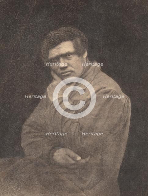 Portrait of a Man, late 1840s. Creator: Baron Louis-Adolphe Humbert De Molard.