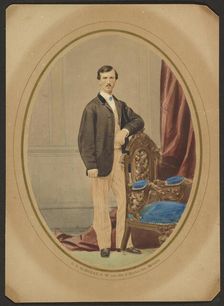 Portrait of a man, late 1850s. Creator: Oliver Boudrias DeMorat