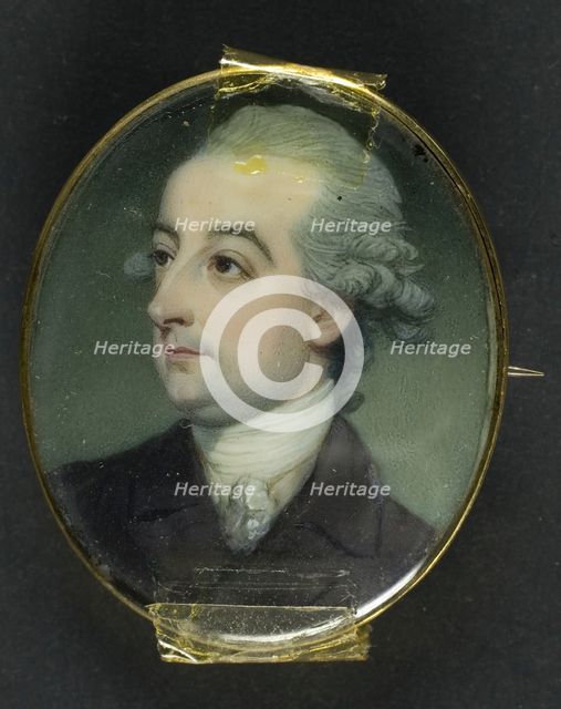 Portrait of a Man, late 18th century. Creator: Richard Crosse.