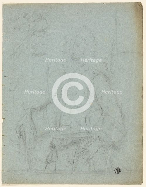 Portrait of a Man, n.d. Creator: Possibly William Hoare (English, c. 1707-1792) or Godfrey Kneller (English, born Germany, 1646-1723) or Charles Jervas (Irish, c. 1675-1739).