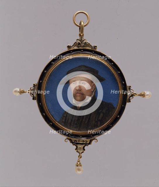 Portrait of a Man, Said to Be Arnold Franz. Creator: Unknown.
