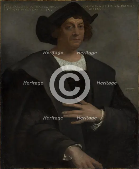 Portrait of a Man, Said to be Christopher Columbus (born about 1446, died 1506), 1519. Creator: Sebastiano del Piombo.