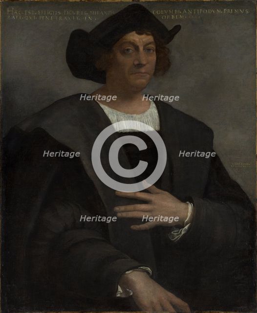 Portrait of a Man, Said to be Christopher Columbus (born about 1446, died 1506), 1519. Creator: Sebastiano del Piombo.