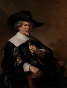 Portrait of a Man Seated in an Armchair, ca. 1640-50. Creator: Dutch (Amsterdam) Painter, about 1640-50