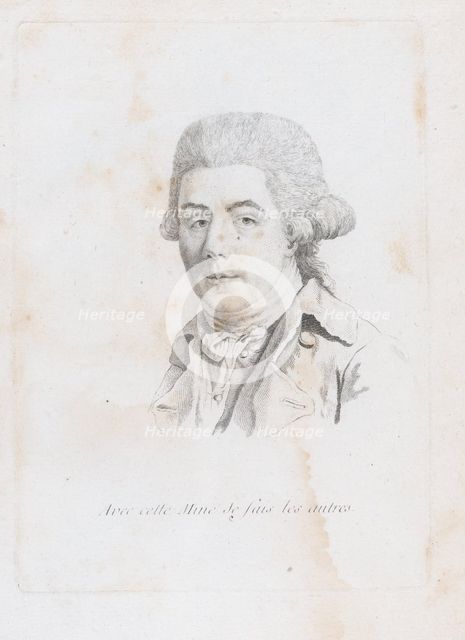 Portrait of a man, second half of 18th century. Creator: Unknown.
