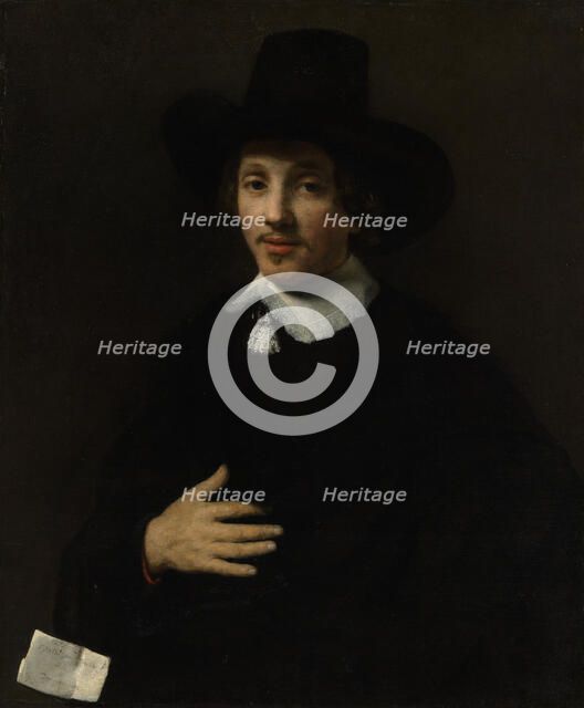 Portrait of a Man (Self-Portrait?), 1653 or 1655. Creator: Willem Drost.