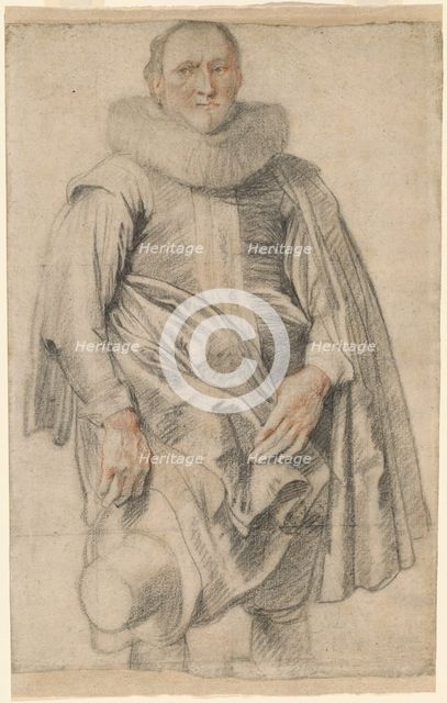 Portrait of a Man Standing. Creator: Anthony van Dyck.