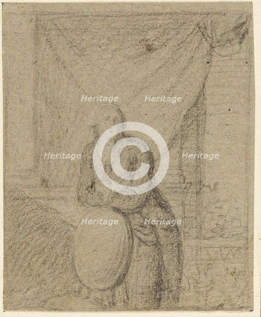 Portrait of a Man Standing in Front of Window, n.d. Creator: Benjamin West.