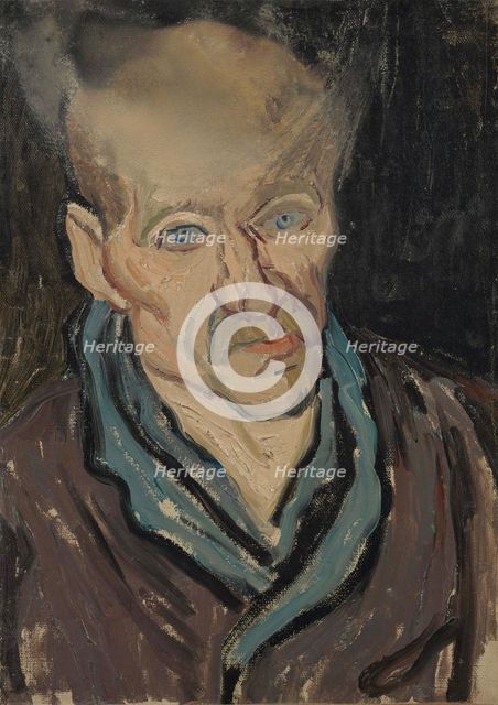 Portrait of a Man (Portrait of a patient at the Hospital Saint-Paul), 1889. Creator: Gogh, Vincent, van (1853-1890).