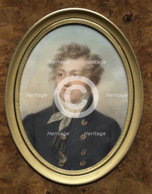 Portrait of a Man, possibly Alexander I, Emperor of Russia, 1814. Creator: Jean-Baptiste Isabey (French, 1767-1855).