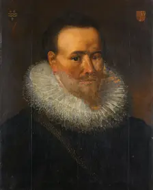 Portrait of a Man, possibly Joris van Cats (c.1590-1654), c.1621. Creator: Anon