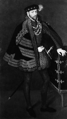 Portrait of a Man, Possibly Ottavio Farnese (1524-1586), Duke of Parma and Piacenza, 1563. Creator: Antonis Mor