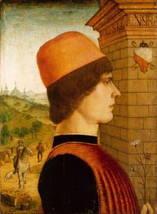 Portrait of a Man, possibly Matteo di Sebastiano di Bernardino Gozzadini, 1494(?). Creator: Maestro delle Storie del Pane