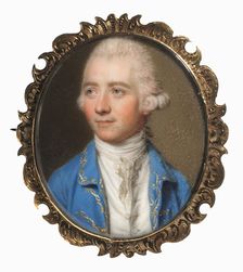 Portrait of a Man, Possibly Sir Soulden Lawrence, 1770. Creator: John I Smart (British, 1741-1811)