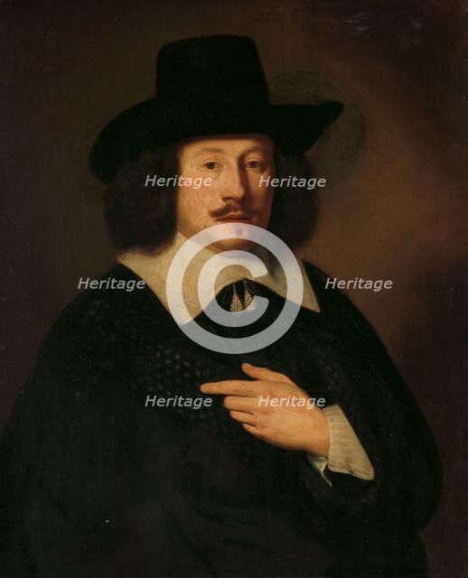 Portrait of a Man, possibly Paulus de Hooghe (1611-1674), 1638. Creator: Pieter Dubordieu.